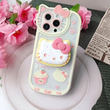 Original Hello Kitty Stand Phone Cases For iPhone