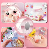 PET Nano Tape Double-sided Tape Kneading Music Bubble Blowing Stress Relief Toys Adhesive Sealant Hardware Home Decoration