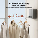 Retractable Clothesline Stainless Seel Pull-Out Clothes-Drying Machine Rope Space-Saving Clothes Drying Rack For Household