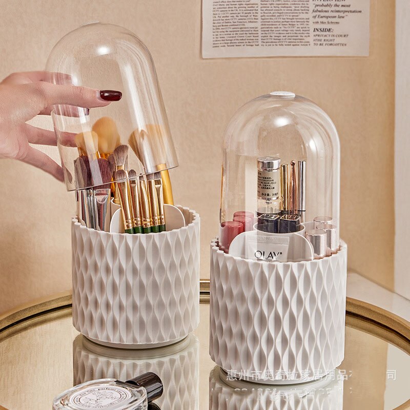 2023 Cosmetics Makeup Brushes Storage Holder Cylindrical Case Storage Stand  Brush Pen Holder Organizer Wrought Iron Pen Storage - AliExpress