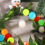 30pcs Christmas Glow-in-the-dark Elastic Ball Toys Rubber Solid Jumping Ball
