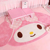 Melody Girl Heart Carpet  Bedside Blanket Floor Mat