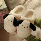 Sanrio Cute Hangyodon Women Cotton Slippers