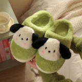 Sanrio Cute Hangyodon Women Cotton Slippers