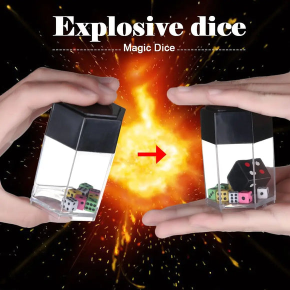 Magic Tricks Set Close-up Funny Toy Prank Multi-Spec Explosion Dice Children Magic Show Prop