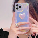 Super Fairy Laser Love 3D Phone Case For Iphone15 14 13 12 11 Pro Max XS X XR