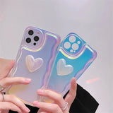 Super Fairy Laser Love 3D Phone Case For Iphone15 14 13 12 11 Pro Max XS X XR