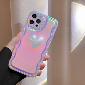 Super Fairy Laser Love 3D Phone Case For Iphone15 14 13 12 11 Pro Max XS X XR