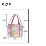 Youda New Style Fashion Cotton Mommy Shoulder Bag Colorful Pattern Multifunctional Handbag Large Capacity Shopper Tote Bags