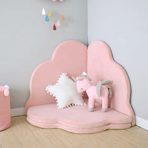 Baby Play Cushions Foldable 4 Petals Design Mats - HeyHouse