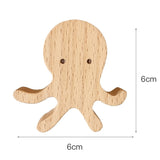 Creative Cute Animal Wooden Hook