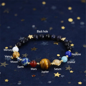 Solar System Bracelet Universe Galaxy The Nine Planets Natural Lava Rock  Beads Bracelet White Pine price in UAE  Amazon UAE  kanbkam
