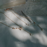 Natural Freshwater Pearl 14k Gold Plating  Necklace