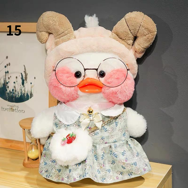 Lalafanfan CafeMimi Stuffed Animal Toys White Dress Duck Soft Plush Dolls  For Kids – HeyHouseCart