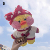 Kawaii LaLafanfan Cafe Yellow Duck Plush Toy Birthday Gift for Girl