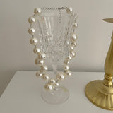 Bead Pearls Necklace Collarbone Chain Women's Elegant Pendant