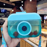 Creative Camera Water Bottle With Straw
