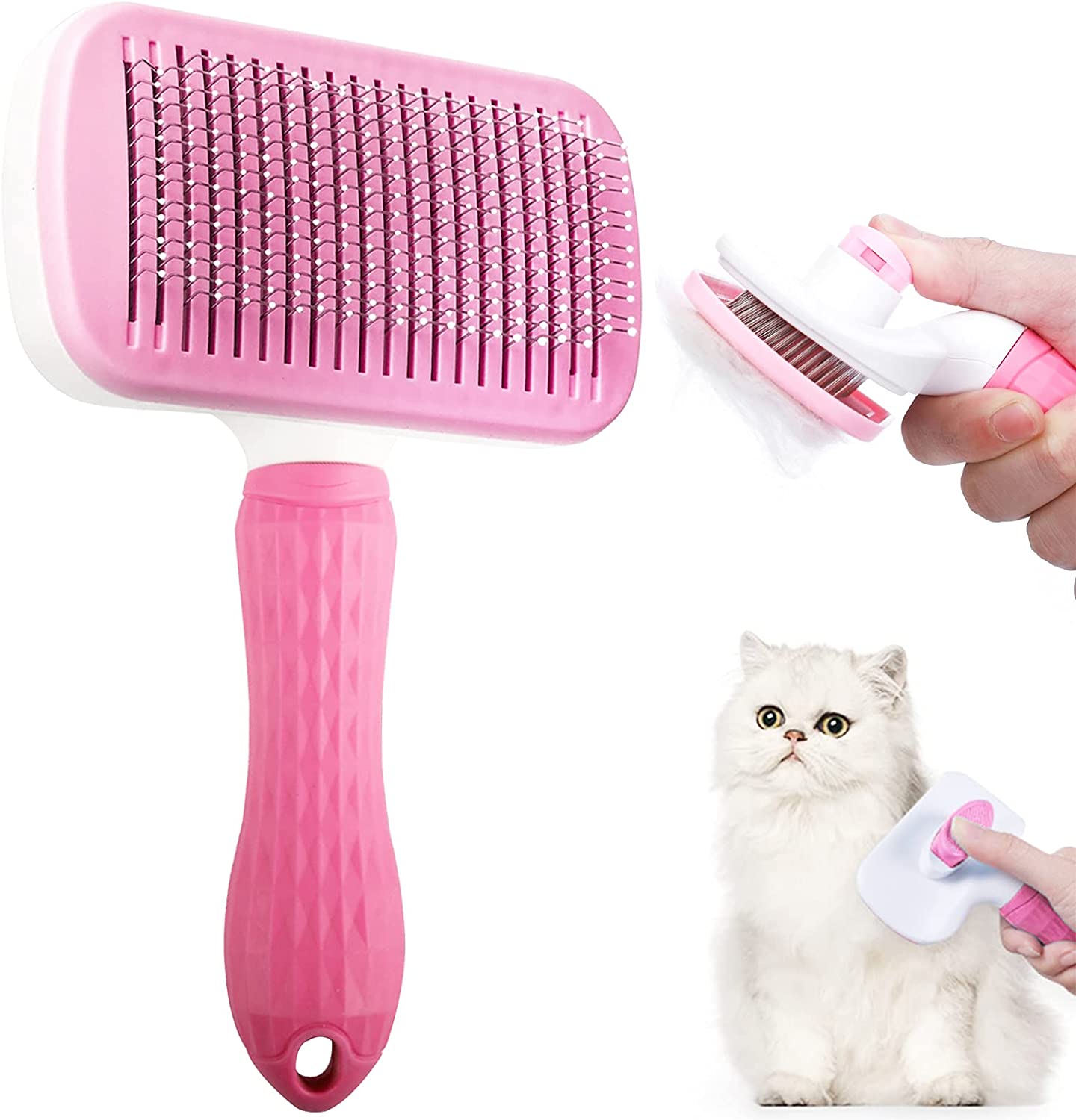 Hair Removal Brushes for Cat Dog/ Pet Grooming Comb with Wipes. –  Servegadgets