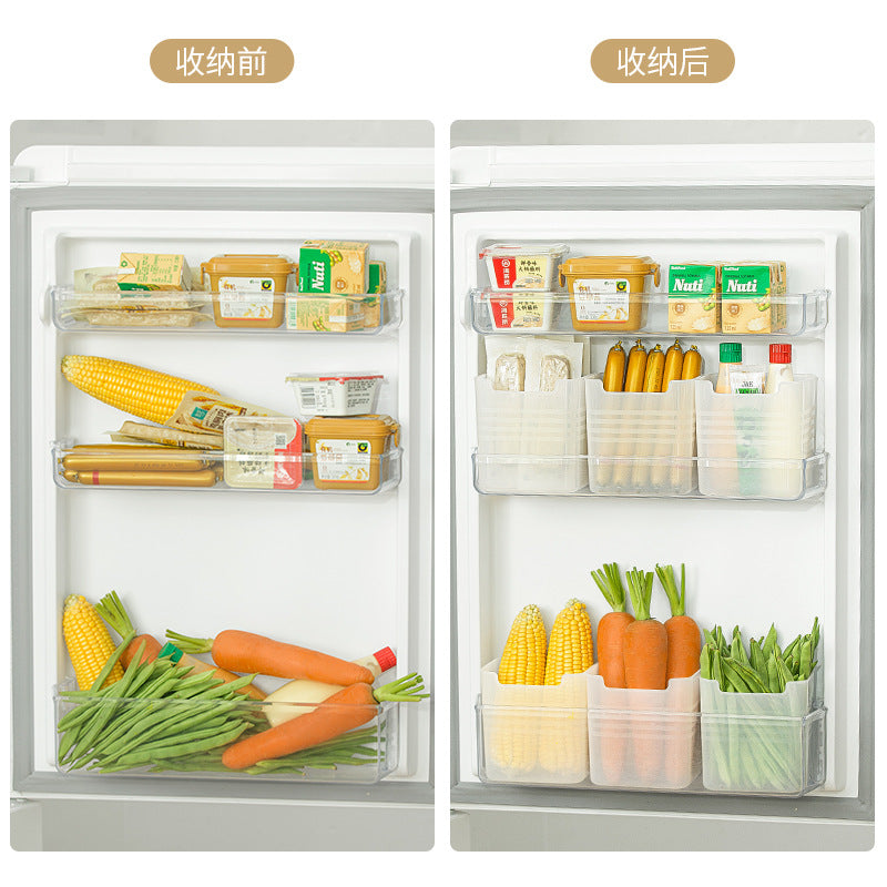 2pcs Refrigerator Side Door Special Storage Box Organization
