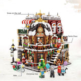 Christmas Coffee House Build Model  Building Blocks