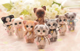 Handmade Needle Felt Cat - HeyHouseCart