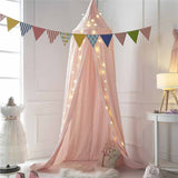 Hanging Kids Bedding Mosquito Net Cotton Baby Bed Canopy