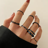 7pcs Fashion Jewelry Rings Set