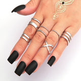 7pcs Fashion Jewelry Rings Set