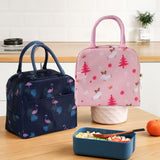 Waterproof Nylon Portable Zipper Thermal Oxford Lunch Bags