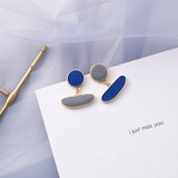 New Resin Blue Color Earring for Women Girls - HeyHouse