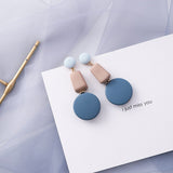 New Resin Blue Color Earring for Women Girls - HeyHouse