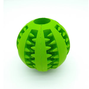 Pet Dog Toys Stretch Rubber Leaking Ball