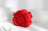 Bird's Nest Shape Throw Pillow Chunky Yarn Hand Knot Sofa Chair Cushion