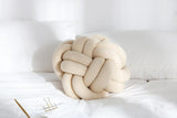 Bird's Nest Shape Throw Pillow Chunky Yarn Hand Knot Sofa Chair Cushion