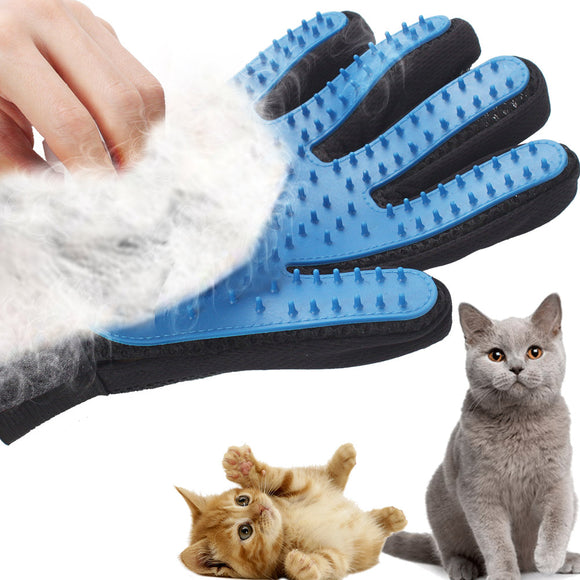 Silicone Pet Grooming Glove For Cats and Dogs - HeyHouse
