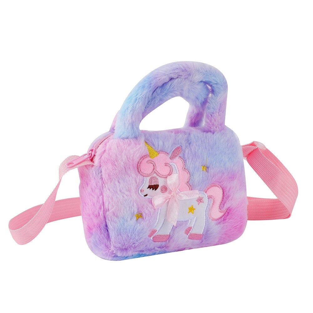 Unicorn Bag For Girls Plush Crossbody Bags – HeyHouseCart
