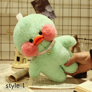 Lalafanfan CafeMimi Stuffed Green Duck Plush Dolls - HeyHouse