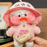 Cute White Color LaLafanfan Cafe Duck Plush Toys