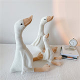 Cute Fluffy Goose Doll Stuffed Swan